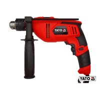 Дриль ударний мережевий YATO : P= 620 Вт, ключний патрон Ø≤ 10 мм (сталь)(DW)