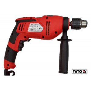 Дриль ударний мережевий YATO : P= 710 Вт, ключний патрон Ø≤ 10 мм (сталь)(DW)