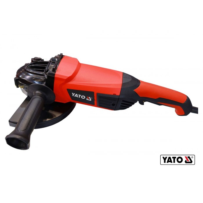 Шліфмашина кутова мережева YATO : Ø= 230 мм. P= 2400 Вт, 6000 об/хв, М14, плавний пуск [2/42]
