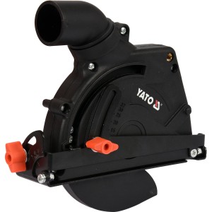 Кожух пилозахисний до КШМ для різання YATO: на диск Ø=125 мм, глибина різу- 32 мм, зона дії- 28-36мм