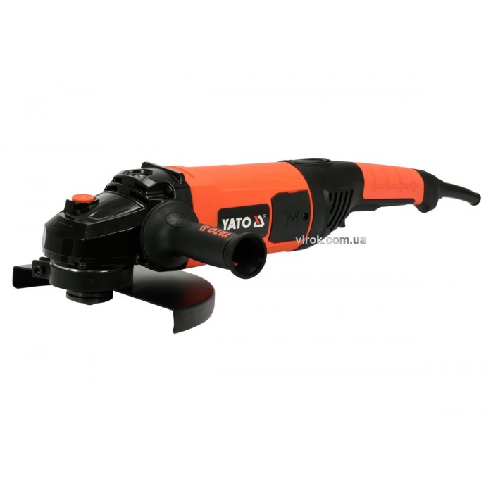 Шліфмашина кутова мережева YATO: P= 2800 Вт, Ø= 230 мм, 6600 об/хв [2/56]