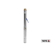 Насос для води глибинний YATO: 370 Вт, 5400 л/год, макс.висота- 35 м, макс.глибина- 80 м, кабель-20м