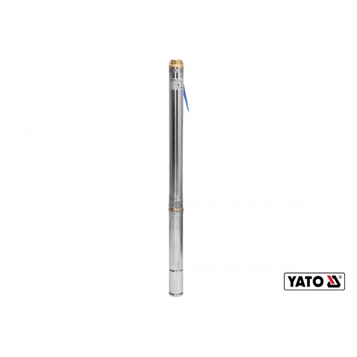 Насос для води глибинний YATO: 550Вт, 6000л/год, макс.висота- 50м, макс.глибина- 80м, кабель-20м [1]