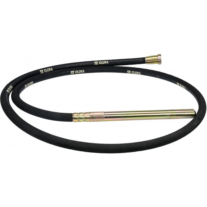 Булава до вібратора для укладання бетону YT-82601; l= 4 м, Ø= 35 мм