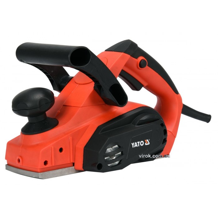 Рубанок електромережевий YATO; P= 810 Вт, платформа b= 82 мм, глиб. струг. - 0-3 мм [6]
