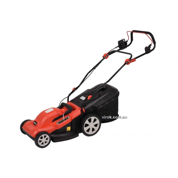Газонокосарка на 4-х колесах електромережева YATO, 2 кВт, обрізний діап. Ø= 43 см, ємн.- 50 л [1]