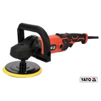 Полірувальна машина мережева YATO : 1400 Вт, диск Ø180 мм, 600-3500 об/хв, кріплення М14 [2/24]