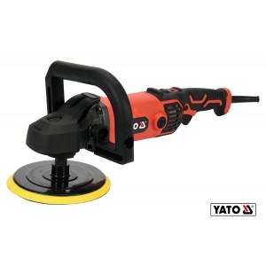 Полірувальна машина мережева YATO : 1400 Вт, диск Ø180 мм, 600-3500 об/хв, кріплення М14 [2/24]