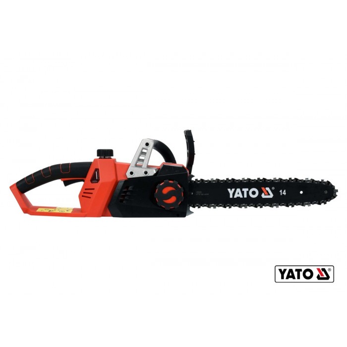 Пила ланцюгова акумуляторна YATO : 36 В (2 x Li-Ion 18 В), шина- 14"/35 см (БЕЗ АКУМУЛЯТОРА) [2/24]