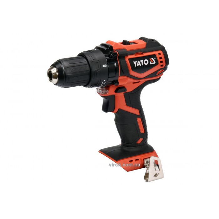 Шуруповерт-дриль безщітков акумул. YATO: 18В, крутн.мом.- 42Нм, патрон Ø≤13 мм (БЕЗ АКУМУЛЯТОРА) [5]