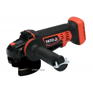 Шліфмашина кутова акумуляторна YATO 18 В, для диска Ø=125 мм (БЕЗ АКУМУЛЯТОРА) [6]