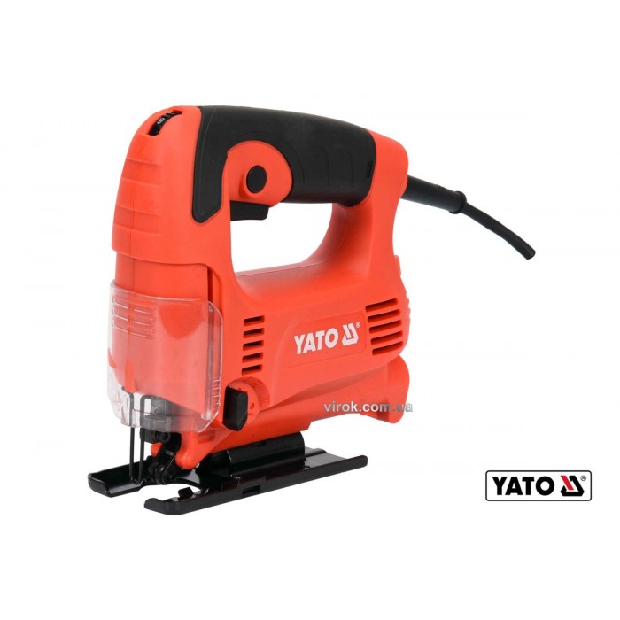 Лобзик ручний, маловібраційний мережевий YATO: P= 450 Вт, глибина різу метал/дерево- 6/65 мм DW