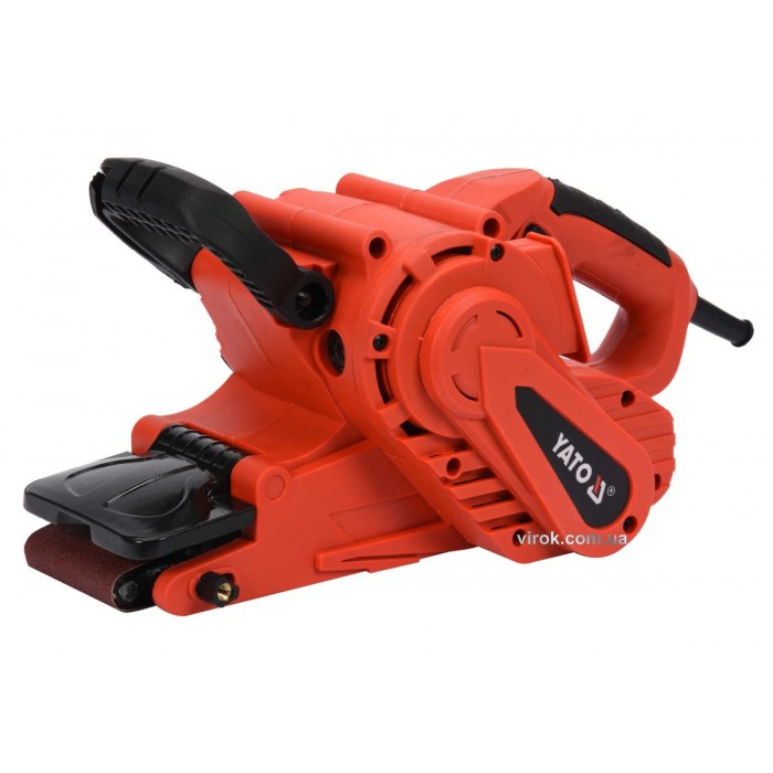 Шліфмашина стрічкова мережева YATO: 1010 Вт, стрічка- 75х533 мм, регул. швидкості- 120-380 м/хв [4]