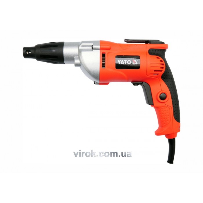 Шуруповерт мережевий YATO : P= 500 [Вт], 1600 [об./хв] (DW)
