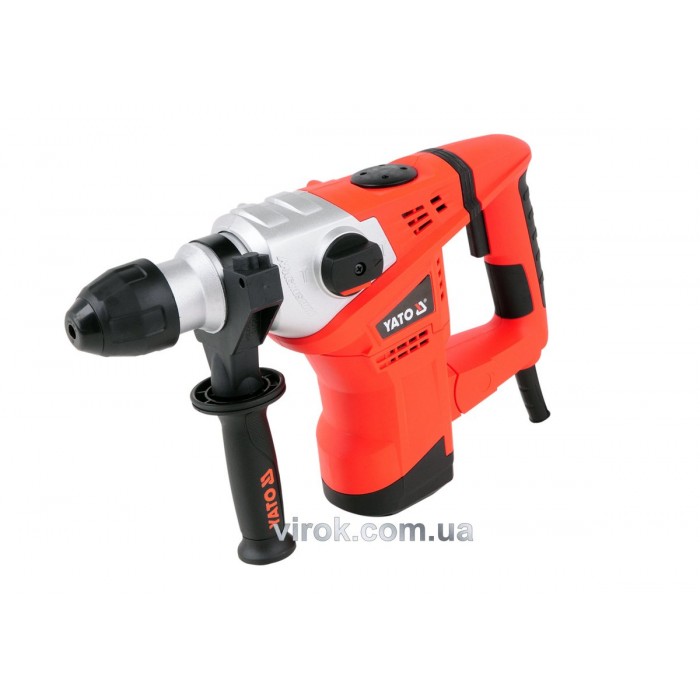 Перфоратор мережевий SDS+ YATO : P= 1500 Вт, J = 5Дж. частота -3900 уд./хв, Ø≤ 32 мм (бетон) [2/32]