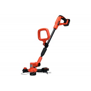 Газонокосарка акумуляторна YATO Li-Ion 18В, 2АГод, обрізний діап.Ø=25/30см, з зарядним пристроєм [2]