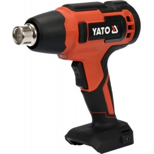 Фен технічний акумуляторний YATO : 18В Li-Ion, 550°C, 100 л/хв, 2 режими (без акумулят.) [10]