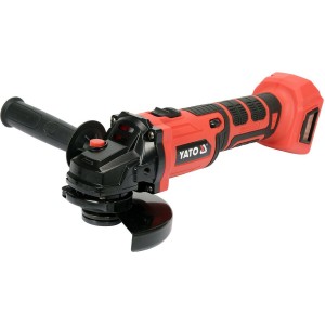 Шліфмашина кутова акумулят.безщіткова YATO:Li-Ion, 18В, АГод, для диска Ø=125мм(БЕЗ АКУМУЛЯТОРА)(DW)