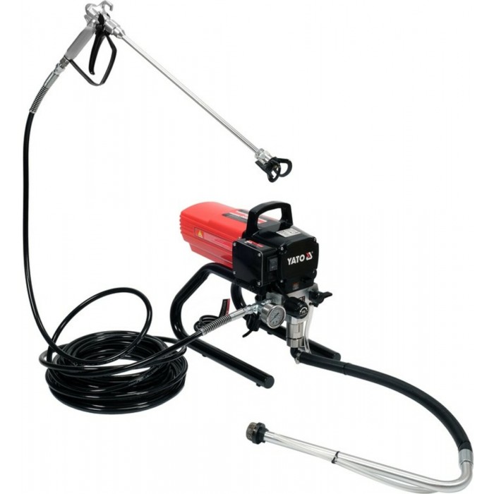 Малярна станція гідродинамічна мережева 230В YATO, 480 Вт, подача- 2 л/хв, шланг- 15 м [1]