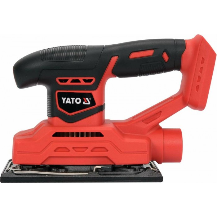 Шліфмашина вібраційна акумуляторна YATO : 18В, 90х187 мм(БЕЗ АКУМУЛЯТОРА) [4]