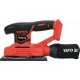 Шліфмашина вібраційна акумуляторна YATO : 18В, 90х187 мм(БЕЗ АКУМУЛЯТОРА) [4]