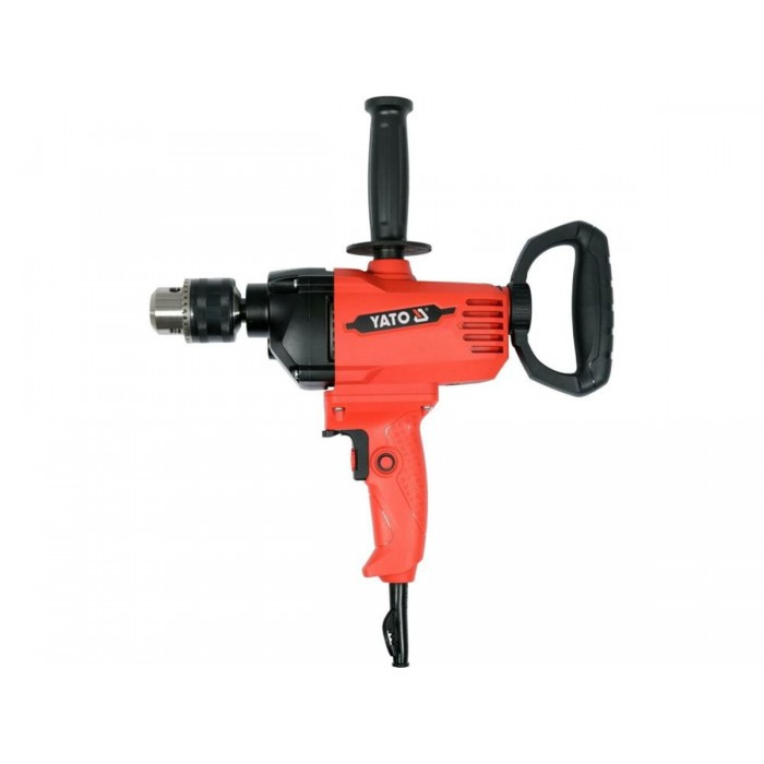 Дриль-міксер 3 в 1 YATO електромер 230В, 1200Вт, патрон М14 для вставок Ø= 3-16 мм, мішалка Ø≤ 130мм