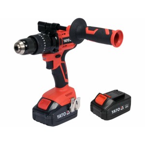 Шуруповерт-дриль безщітков. акумул. Li-Ion YATO: 2x18В, 3АГод, крутн.мом.- 75 Нм, патр Ø=1.5-13мм[3]