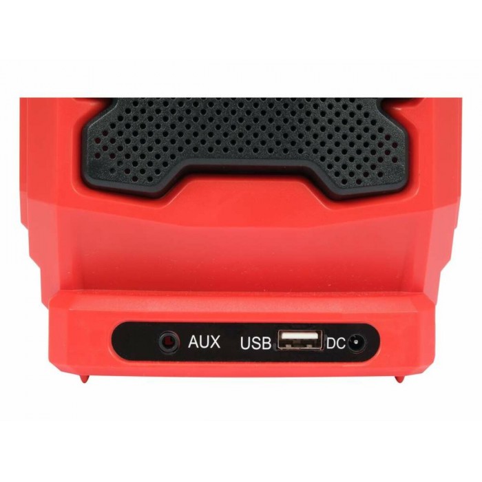 Радіо від електромережі- 230 В і акумулятора Li-Ion 18 V YATO гучномовець- 3 Вт, частоти FM, AM, Blu