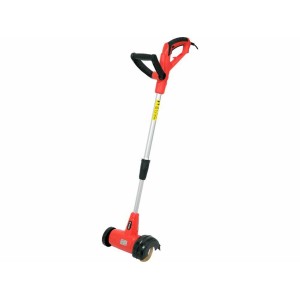 Щітка по бруківці електромереж 230В YATO, 400Вт, 2 щітки Ø=110мм, телескоп. тримач, кабель-35 см [6]