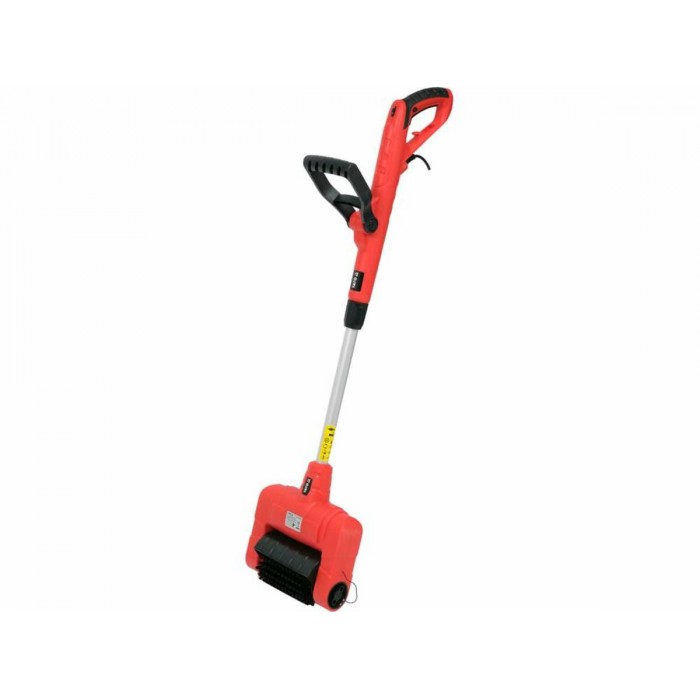 Щітка по бруківц електромереж. 230В YATO, 500Вт, щітки Ø=110-160мм, телескоп. тримач, кабель-35см[2]