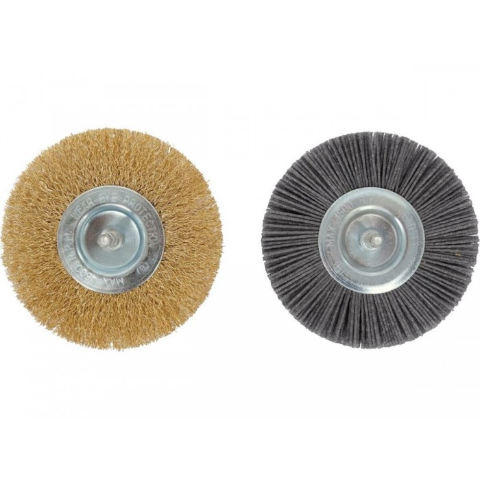 Щітка по бруківц електромереж. 230В YATO, 500Вт, щітки Ø=110-160мм, телескоп. тримач, кабель-35см[2]