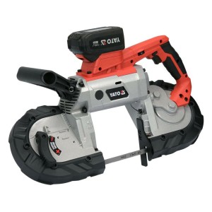 Пила стрічкова по металу акумул- 18В YATO 4Агод, полот 14 зуб/1", 1140х12.7х0.6мм, діап-127х127мм DW