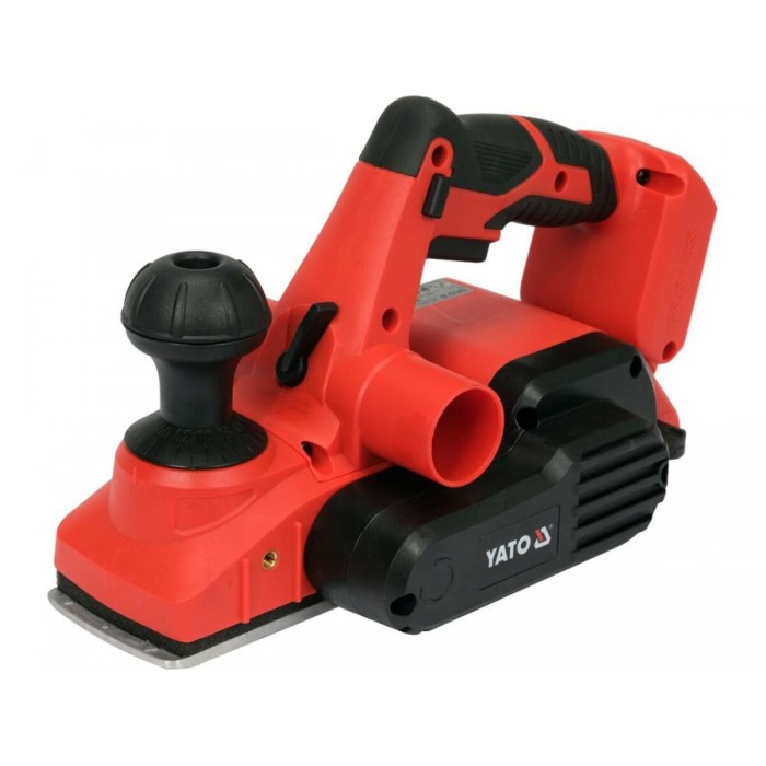 Рубанок електроакумулят безщітковий YATO Li-Ion 18V плат. b= 82мм,глиб.стругу-0-2мм(БЕЗ АКУМУЛЯТОРА)