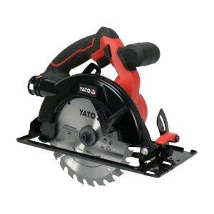 Пила дискова акумуляторна YATO:18В Li-Ion,дискØ=184x20x2,2мм,кут0-45,гл.≤55мм(БЕЗ АКУМУЛЯТОРА) DW