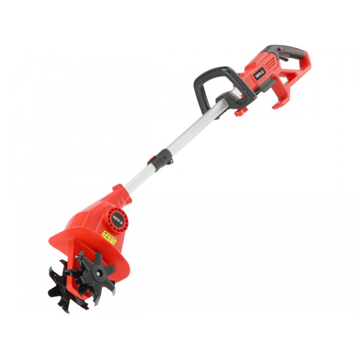 Культиватор грунту ручний YATO, акумулят.Li-Ion 18 В (до 4А),шир./глиб. 155/160 мм (БЕЗ АКУМУЛЯТОРА)