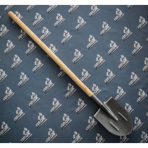 Лопата штикова VIROK з держаком РС (рейкова сталь)