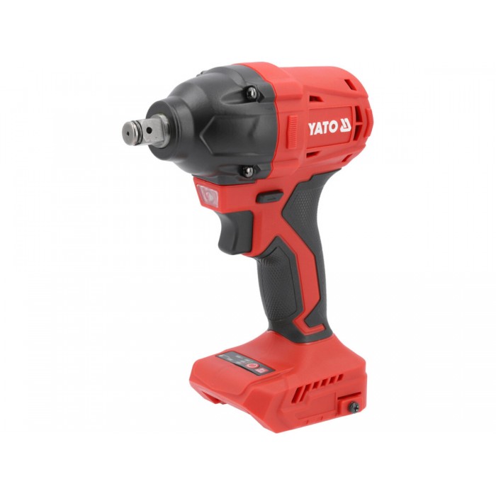 Гайковерт ударний акумуляторний безщітковий YATO:18 В Li-Ion,квадрат 1/2",350Нм(БЕЗ АКУМУЛЯТОРА)[10]