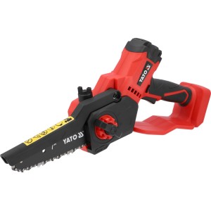 Пила ланцюгова акумуляторна YATO:18 В Li-Ion, шина-7"/17,6 см,31 ланка,безщіткова (БЕЗ АКУМУЛЯТОРА)