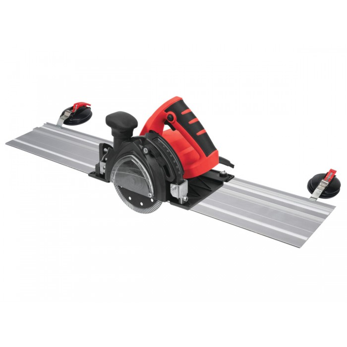 Плиткоріз з напрямн. планкою YATO ел.мере 230В, 1400 Вт, Ø= 125/22.2 мм, глиб різ-30-40мм. под. води