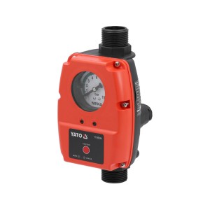 Реле тиску рідин YATO від ел. мережі 230В. макс. струм- 10А, макс./ стартовий тиск- 10/ 1-6 Bar [12]