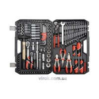 Набір головок торцевих YATO : квадрат 1/2", 1/4" з інструментами, насадками. 122 шт. [2/42]
