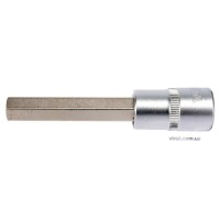 Головка торцева YATO квадрат 1/2 HEX M12, L= 100 мм. подовжена [20/120]