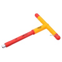 Вороток діелектричний Т - подібний YATO : квадрат 3/8", L= 207 мм, VDE корпус до 1000В(DW)