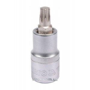 Головка торцева YATO квадрат 1/2 "TORX" Т45, L= 55 мм [40/240]