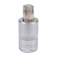 Головка торцева YATO квадрат 1/2 "TORX" Т60, L= 55 мм [40/160]