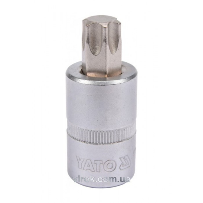 Головка торцева YATO квадрат 1/2 "TORX" Т60, L= 55 мм [40/160]