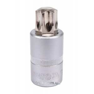 Головка торцева YATO квадрат 1/2 "TORX" Т70, L= 55 мм [40/160]