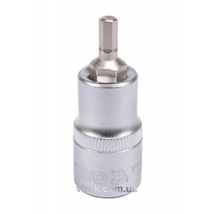 Головка торцева YATO квадрат 1/2 HEX M5, L= 55 мм [40/240]