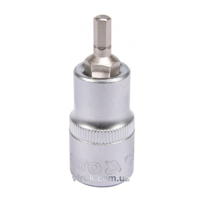 Головка торцева YATO квадрат 1/2 HEX M5, L= 55 мм [40/240]