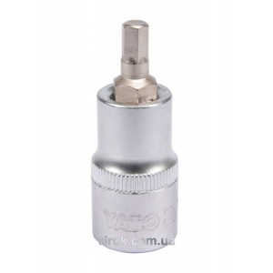 Головка торцева YATO квадрат 1/2 HEX M6, L= 55 мм [40/240]